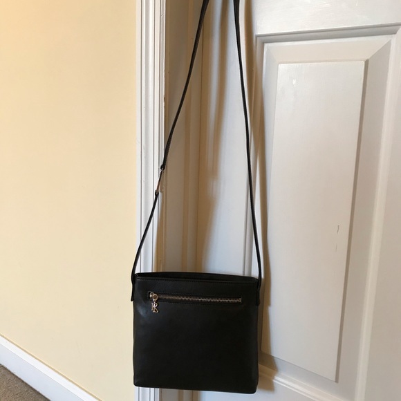 Ralph Lauren black leather crossbag. - Picture 4 of 7
